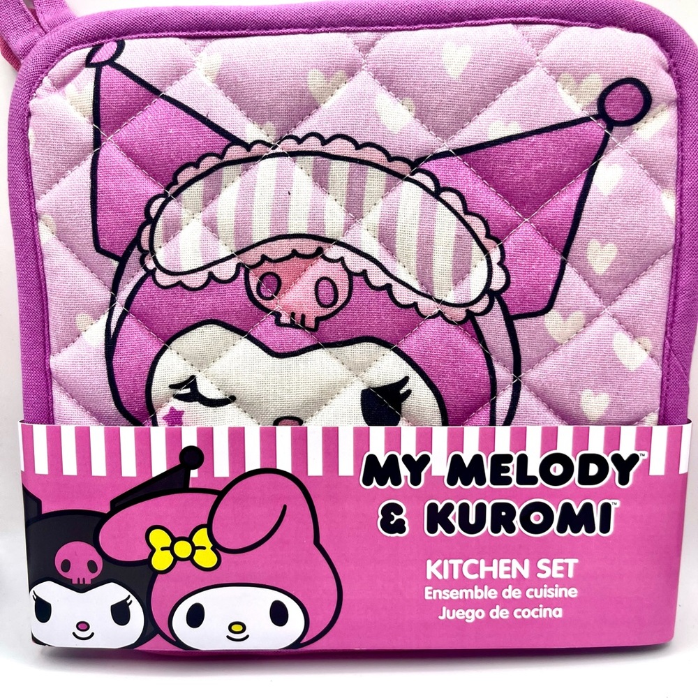 My Melody and Kuromi Pot Holder Set